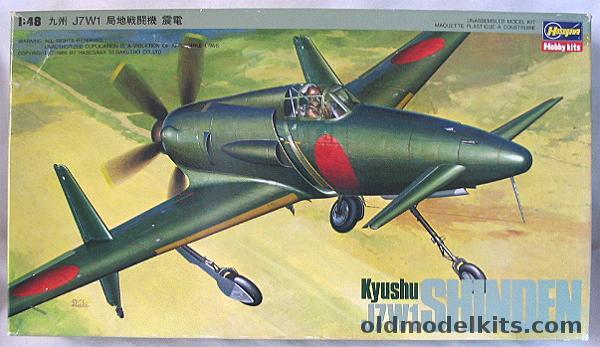 Hasegawa 1/48 Kyushu J7W1 Shinden, J6 plastic model kit